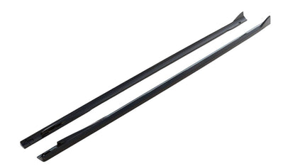 ✨MINIGONNE LATERALI Design V1 per BMW i4 M-Pack G26 nero lucido ABS✨