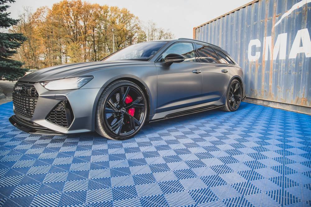 MINIGONNE LATERALI adatte per V.2 AUDI RS6 C8 / RS7 C8  (2019-)