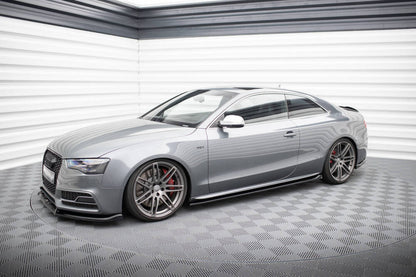 MINIGONNE LATERALI adatte per V.2 AUDI S5 / A5 S-LINE COUPE 8T 2007 - 2016