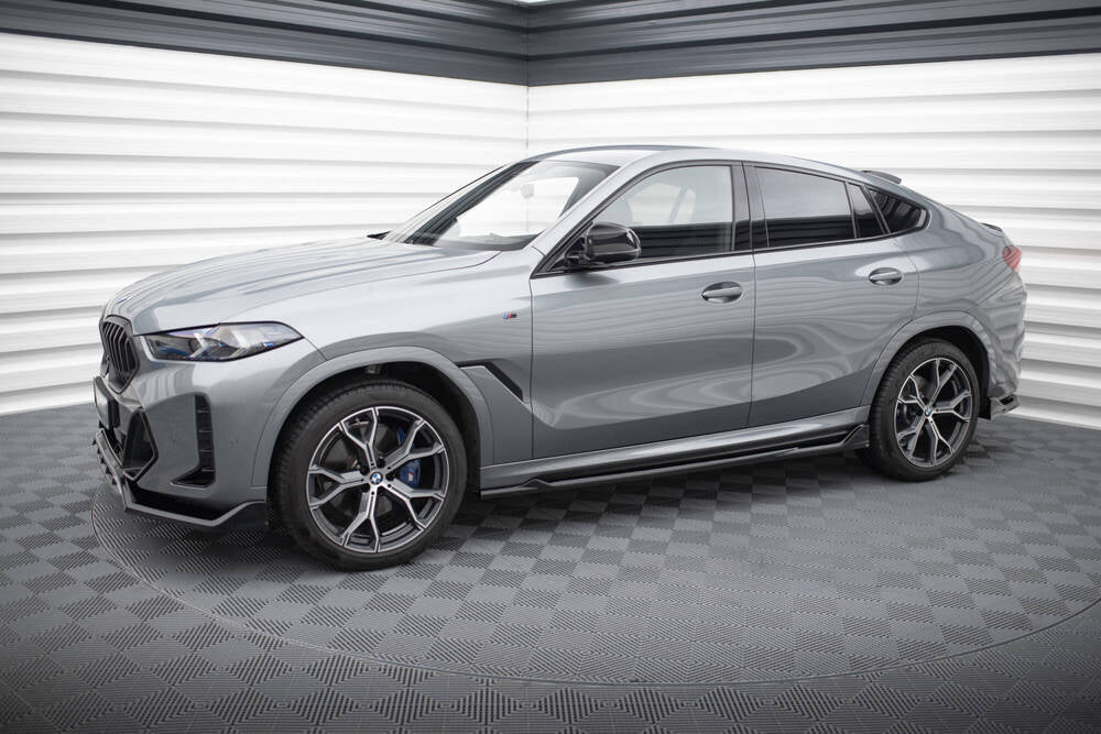 MINIGONNE LATERALI adatte V.2 BMW X6 M-PACK G06 FACELIFT  (2023 -)