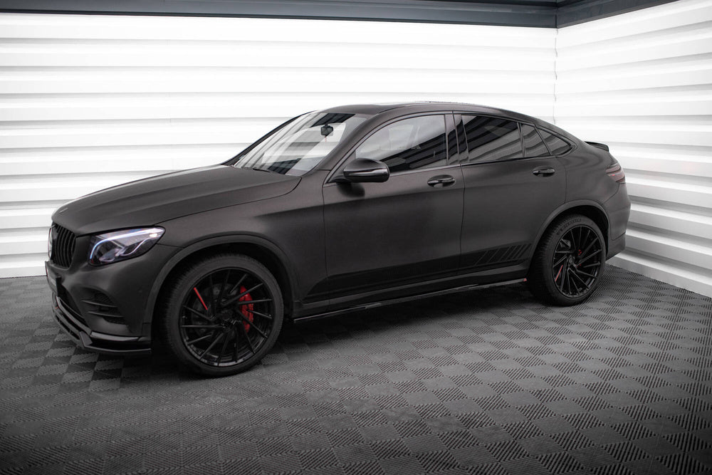 🔥ART.8914 MINIGONNE LATERALI V.2 PER MERCEDES-BENZ GLC COUPE AMG-LINE C253🔥