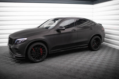 🔥ART.8914 MINIGONNE LATERALI V.2 PER MERCEDES-BENZ GLC COUPE AMG-LINE C253🔥