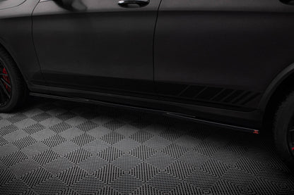 🔥ART.8914 MINIGONNE LATERALI V.2 PER MERCEDES-BENZ GLC COUPE AMG-LINE C253🔥