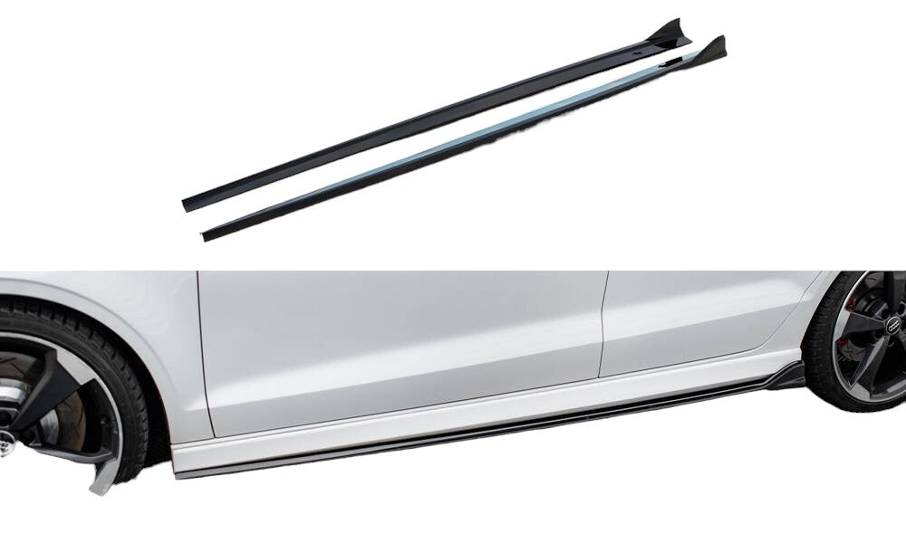 SIDE SKIRTS V.3 SUITABLE FOR AUDI RS3 SEDAN 8V FACELIFT 