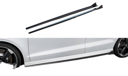 SIDE SKIRTS V.3 SUITABLE FOR AUDI RS3 SEDAN 8V FACELIFT 
