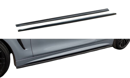 ✨MINIGONNE LATERALI Design V3 ADATTE per BMW Serie 4 Coupe M-Pack F32✨
