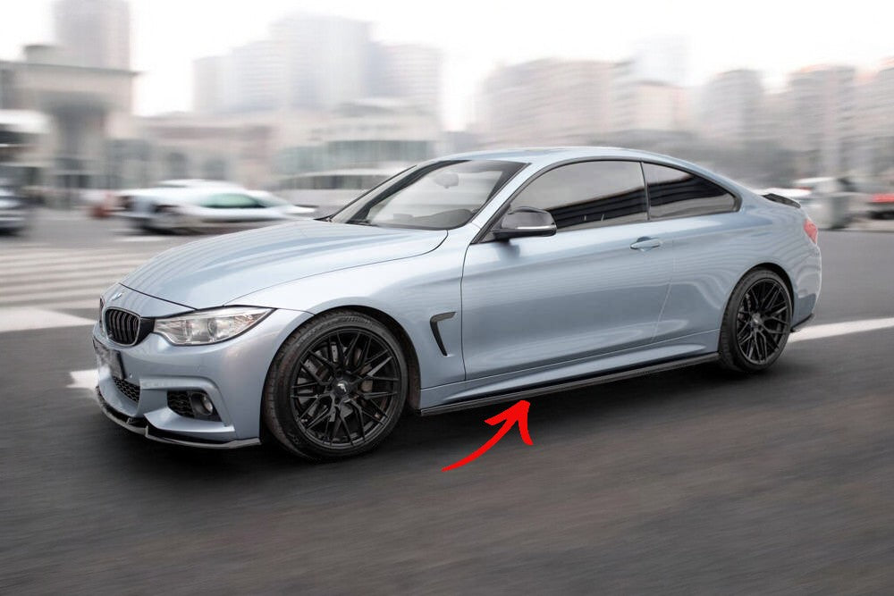 ✨MINIGONNE LATERALI Design V3 ADATTE per BMW Serie 4 Coupe M-Pack F32✨