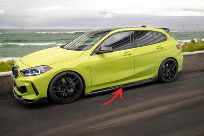 ✨MINIGONNE LATERALI Design V5 ADATTO per BMW Serie 1 M-Sport/M135i F40 ABS 19-✨