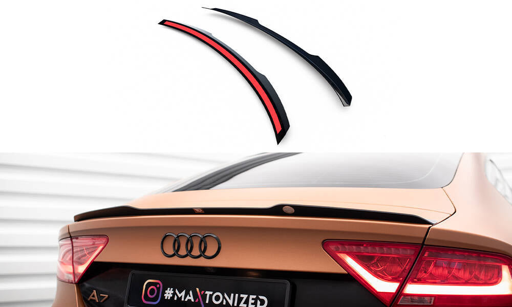 Spoiler Cap ADATTO COMPATIBILE PER Audi A7 C7 (2010 - 2014  )