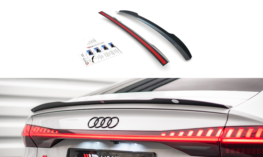 SPOILER CAP adatto compatibile per AUDI A7 C8 / C8 S-LINE / S7 C8 / RS7 C8