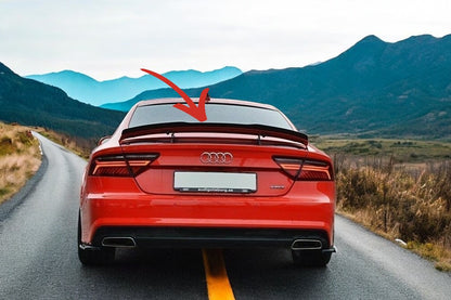 ✨SPOILER Nero Lucido ABS ADATTO Per Audi A7 S-Line/RS7 FL 2014+✨