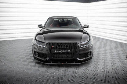 SPLITTER ANTERIORE STREET PRO ADATTO COMPATIBILE PER AUDI S5 / A5 S-LINE 8T  2007 - 2011