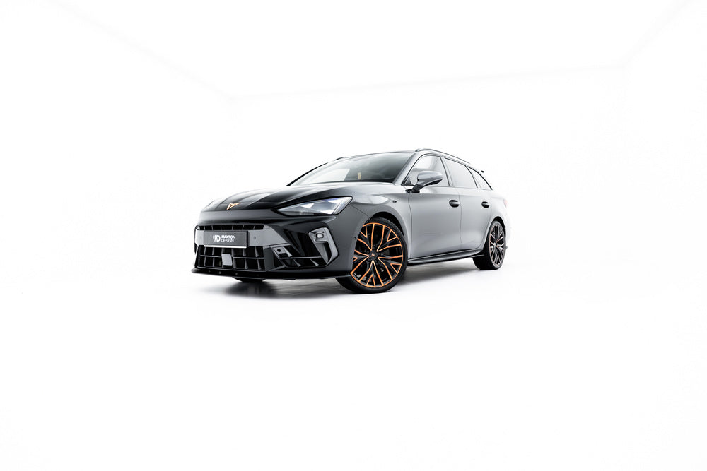 🔥ART.8952 SPLITTER ANTERIORE STREET PRO PER CUPRA LEON ST / HATCHBACK Mk1 🔥