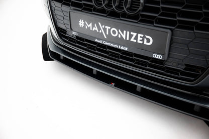 🔥ART.8999 SPLITTER ANTERIORE STREET PRO + ALETTE PER AUDI A5 F5 FACELIFT🔥
