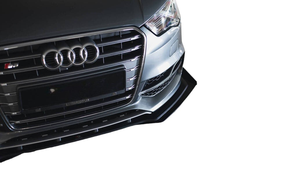 Splitter anteriore + FLAPS adatto per AUDI S3 / A3 S-LINE SEDAN 8V
