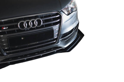 Splitter anteriore + FLAPS adatto per AUDI S3 / A3 S-LINE SEDAN 8V