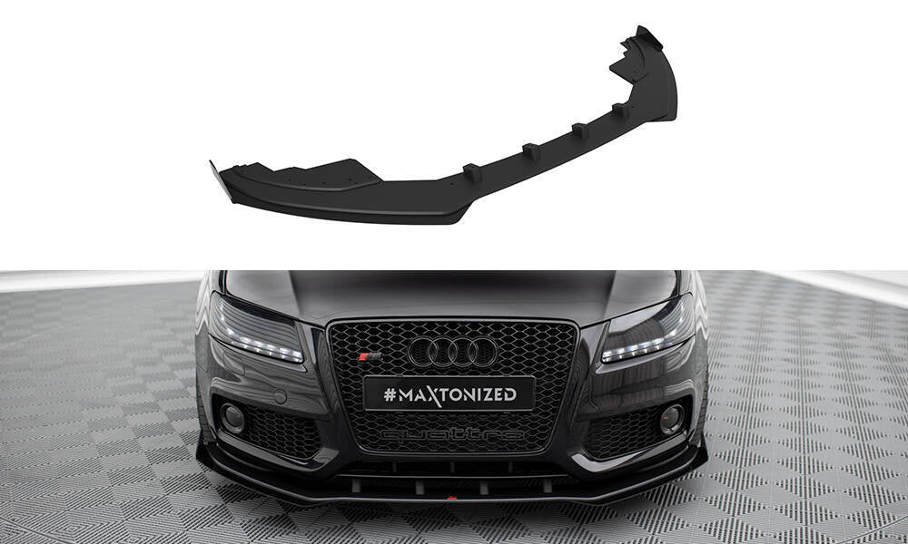 STREET PRO SPLITTER ANTERIORE + FLAPS ADATTO PER AUDI S5 / A5 S-LINE 8T