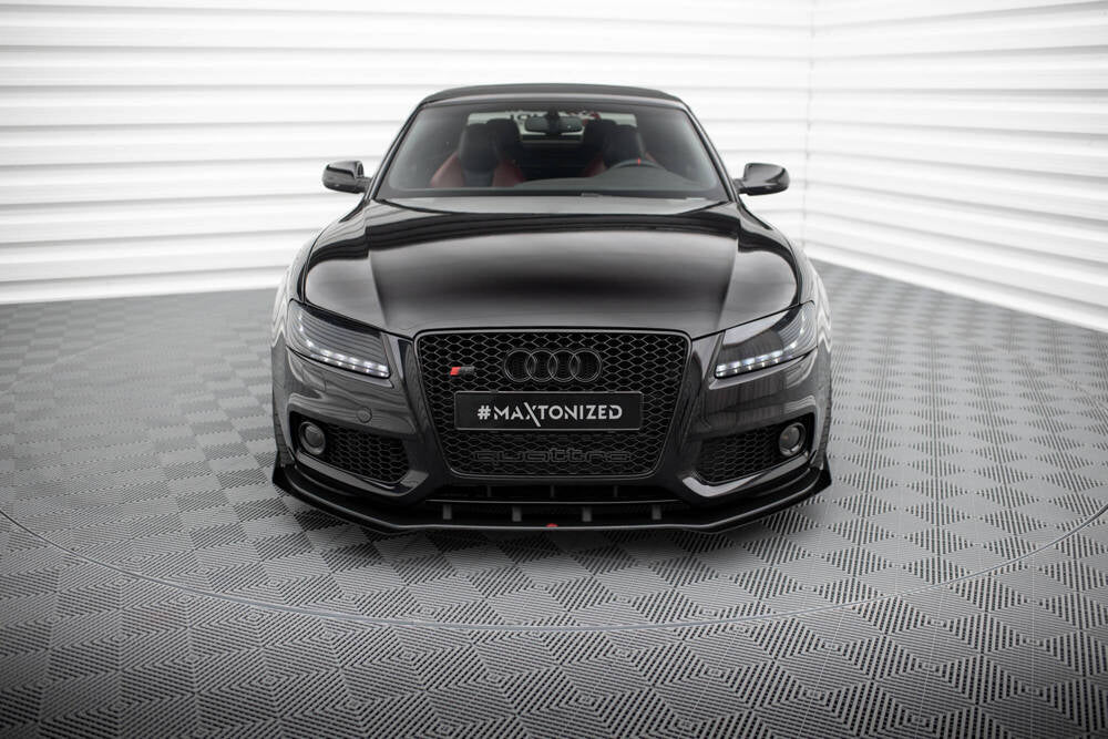STREET PRO SPLITTER ANTERIORE + FLAPS ADATTO PER AUDI S5 / A5 S-LINE 8T