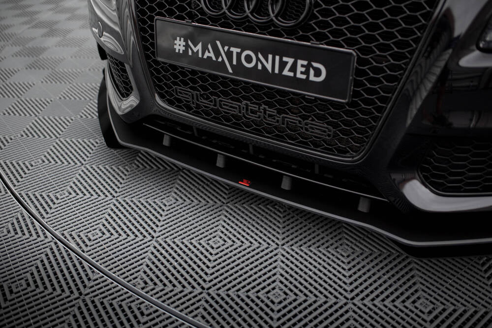 STREET PRO SPLITTER ANTERIORE + FLAPS ADATTO PER AUDI S5 / A5 S-LINE 8T