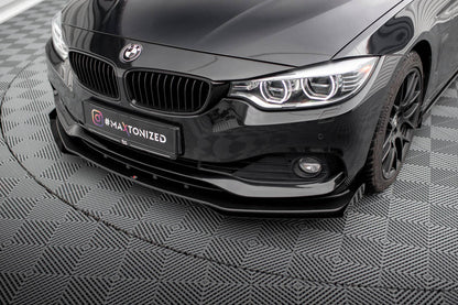 STREET PRO SPLITTER ANTERIORE + FLAPS ADATTO PER BMW 4 GRAN COUPE F36  (2014-2017)