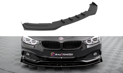 STREET PRO SPLITTER ANTERIORE + FLAPS ADATTO PER BMW 4 GRAN COUPE F36  (2014-2017)