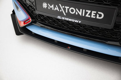🔥ART.8992 SPLITTER ANTERIORE STREET PRO + ALETTE PER HYUNDAI VELOSTER N Mk2🔥