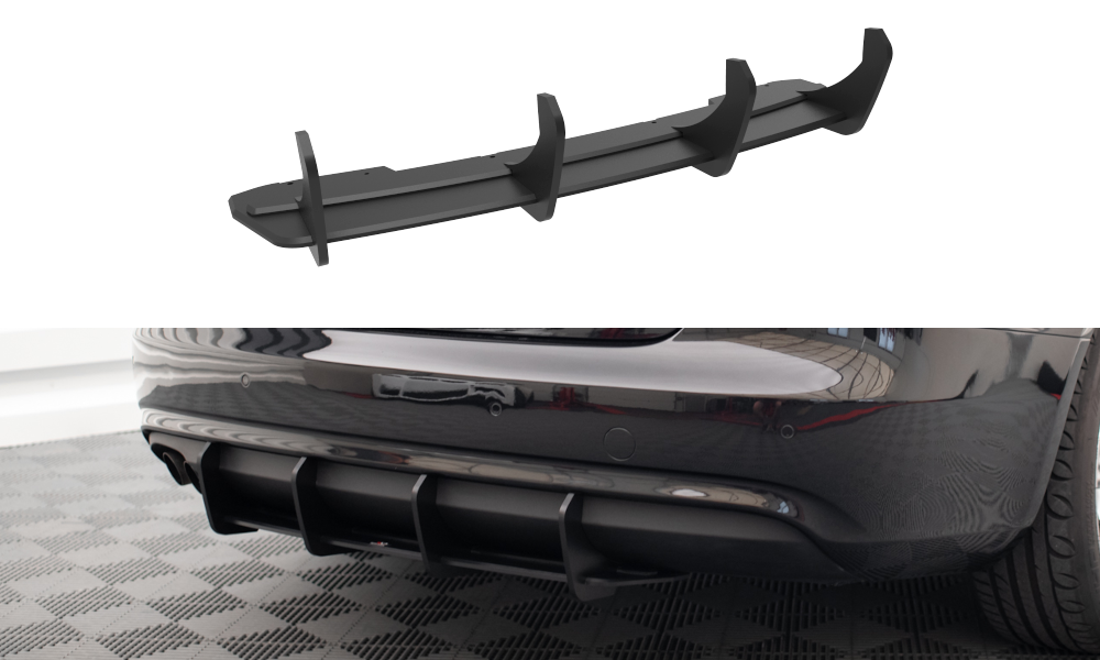 STREET PRO DIFFUSORE POSTERIORE adatto per AUDI A4 B8 FACELIFT 2011 - 2015