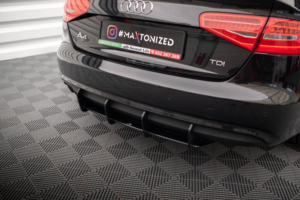 STREET PRO DIFFUSORE POSTERIORE adatto per AUDI A4 B8 FACELIFT 2011 - 2015
