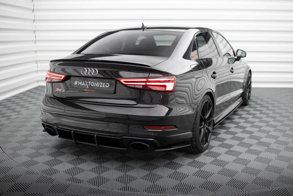 STREET PRO SPLITTER LATERALI POSTERIORI adatti compatibili per AUDI RS3 BERLINA 8V FACELIFT