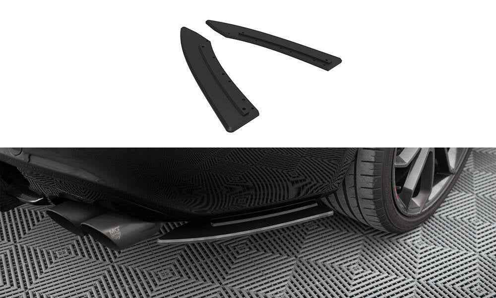 SPLITTER LATERALI POSTERIORI STREET PRO ADATTO PER AUDI S5 / A5 S-LINE COUPÉ / CABRIOLET 8T