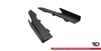 STREET PRO SPLITTER POSTERIORI + FLAPS ADDTO COMPATIBILE PER AUDI RS6 AVANT C6 (2007 - 2010 )