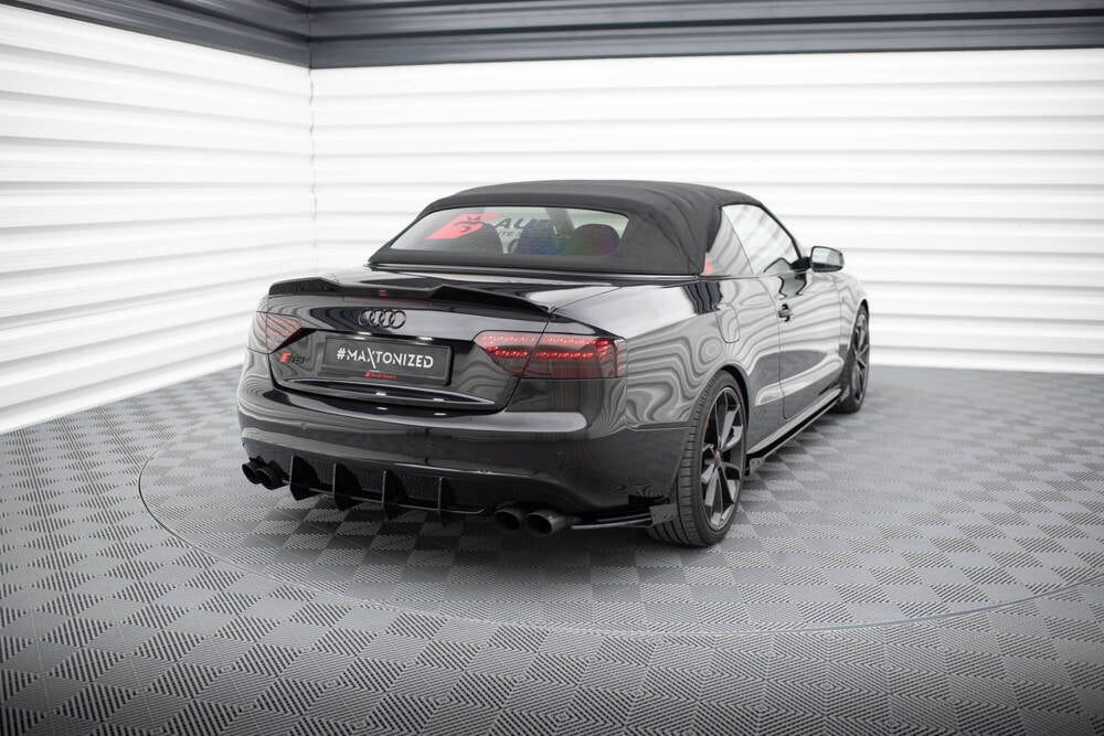 STREET PRO SPLITTER POSTERIORI + FLAPS ADATTO PER AUDI S5 / A5 S-LINE COUPÉ / CABRIOLET 8T