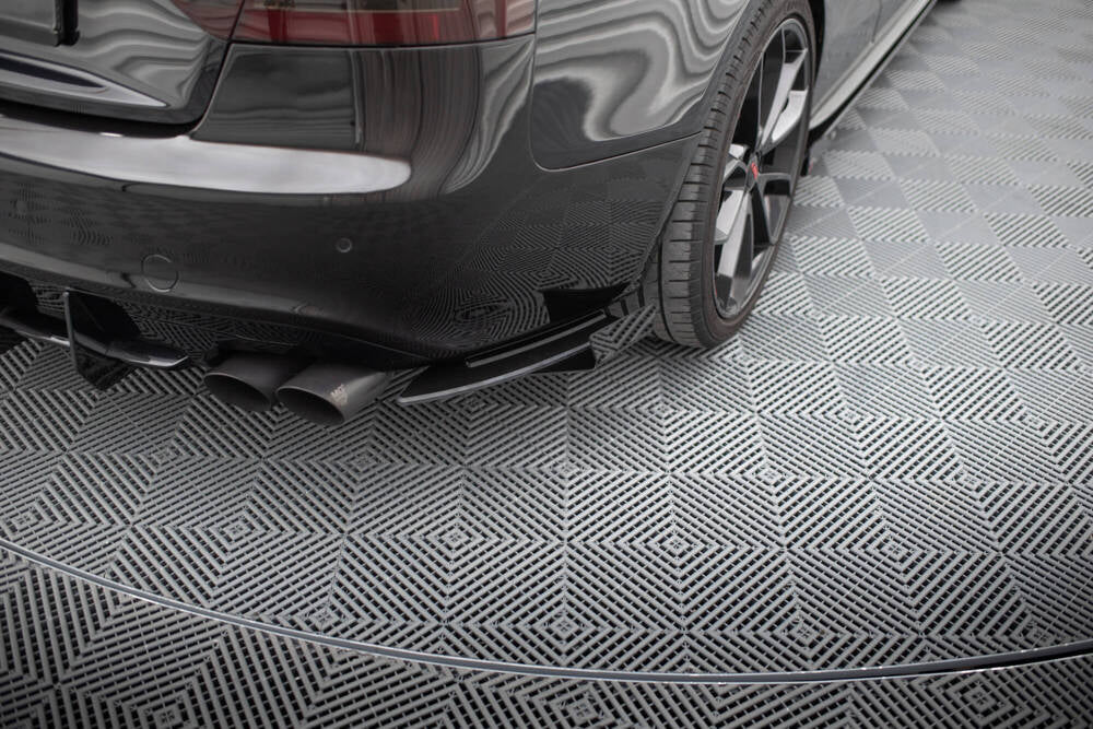 STREET PRO SPLITTER POSTERIORI + FLAPS ADATTO PER AUDI S5 / A5 S-LINE COUPÉ / CABRIOLET 8T