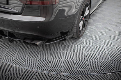 STREET PRO SPLITTER POSTERIORI + FLAPS ADATTO PER AUDI S5 / A5 S-LINE COUPÉ / CABRIOLET 8T
