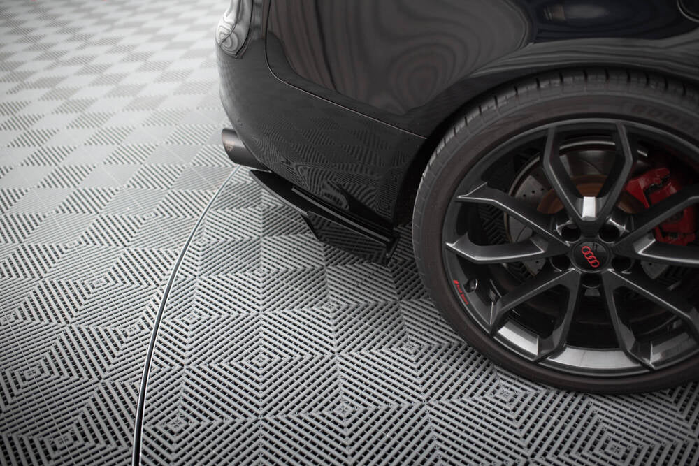 STREET PRO SPLITTER POSTERIORI + FLAPS ADATTO PER AUDI S5 / A5 S-LINE COUPÉ / CABRIOLET 8T