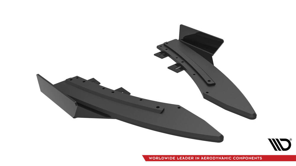 STREET PRO SPLITTER POSTERIORI + FLAPS ADATTO PER AUDI S5 / A5 S-LINE COUPÉ / CABRIOLET 8T