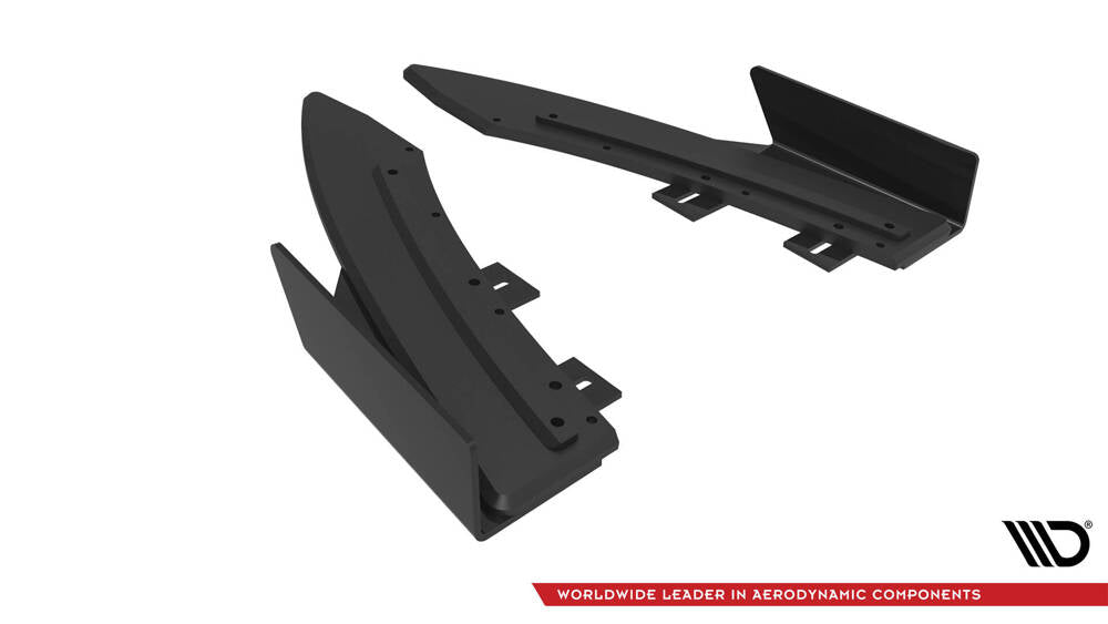 STREET PRO SPLITTER POSTERIORI + FLAPS ADATTO PER AUDI S5 / A5 S-LINE COUPÉ / CABRIOLET 8T