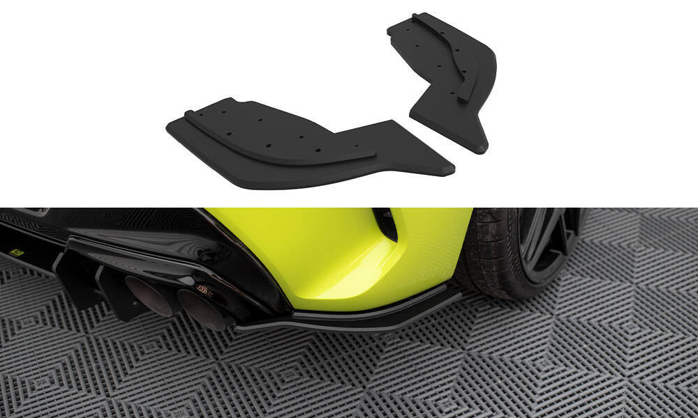 SPLITTER LATERALI POSTERIORI STREET PRO compatibile per V.2 BMW 1 F40 M-PACK / M135I