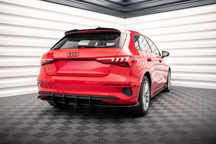 💕ART.8570 SPLITTER POSTERIORI +FLAPS Audi A3 Sportback 8Y  💕