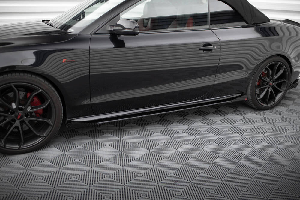 STREET PRO MINIGONNE LATERALI ADATTE PER AUDI A5 / A5 S-LINE / S5 COUPE / CABRIO 8T / 8T FACELIFT