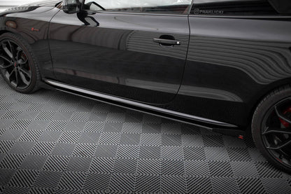 STREET PRO MINIGONNE LATERALI ADATTE PER AUDI A5 / A5 S-LINE / S5 COUPE / CABRIO 8T / 8T FACELIFT