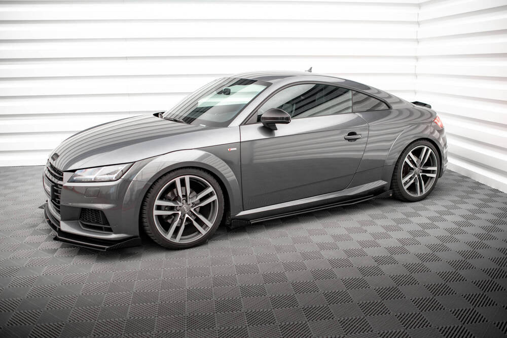 STREET PRO MINIGONNE LATERALI + ALETTE adatte compatibili per AUDI TT S / S-LINE 8S  (2014-2018)