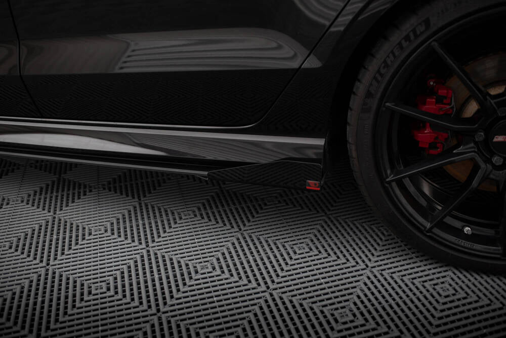 STREET PRO MINIGONNE LATERALI adatti per V.1 + FLAPS AUDI RS3 BERLINA 8V FACELIFT 2017 - 2020