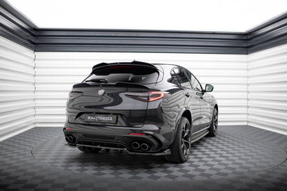 SPOILER CAP SUPERIORE 3D ADATTO COMPATIBILE PER  ALFA ROMEO STELVIO QUADRIFOGLIO MK1 2016 - 2020