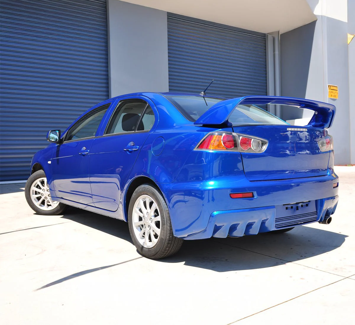 💫ART.7746 Paraurti Posteriore EVO STYLE per MITSUBISHI LANCER 2009-2015 💫