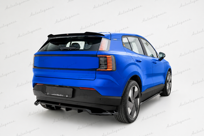 🔥ART.9747 SPLITTER POSTERIORE (CON BARRE VERTIVALI) PER VOLVO EX30 Mk1🔥