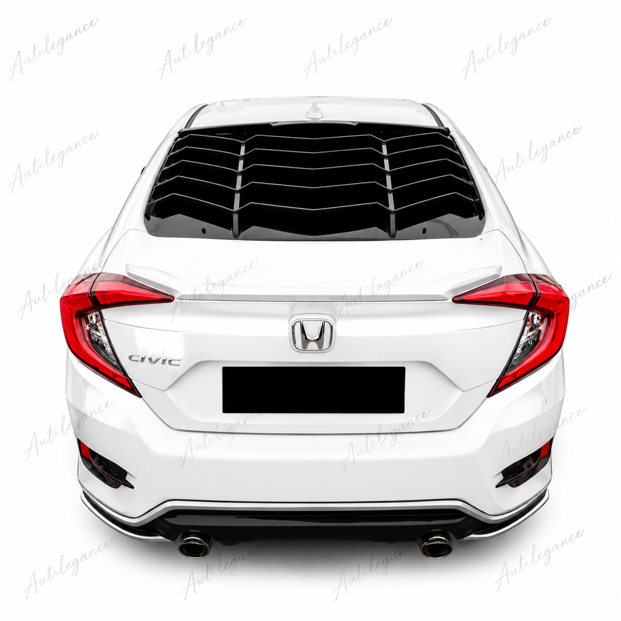 🔥ART.2155 GRIGLIA PER LUNOTTO POSTERIORE HONDA CIVIC FC5 NERO OPACO IN ABS🔥