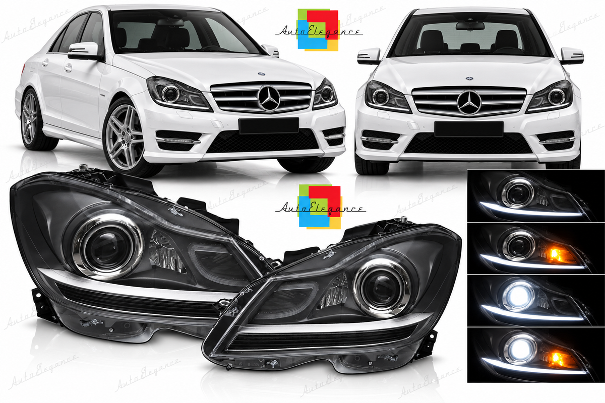FARI CON EFFETTO XENO ADATTI PER MERCEDES W204 11-14