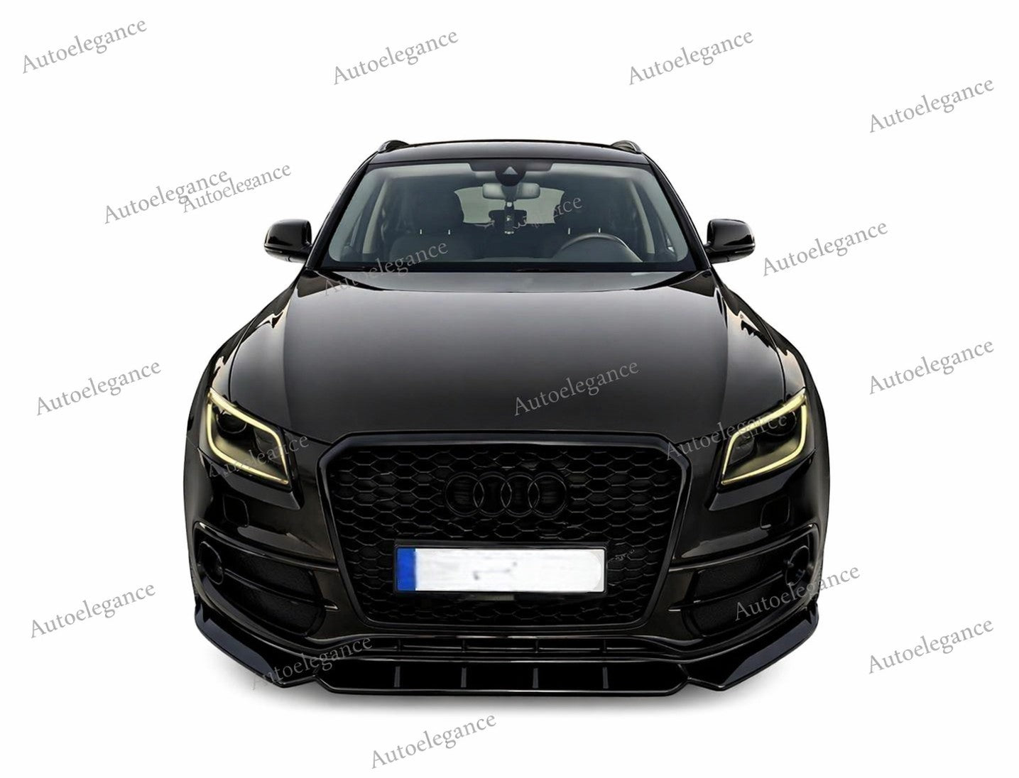 🔥SPLITTER ANTERIORE PER AUDI Q5 SQ5 8R S-LINE 2013-2016 FACELIFT (3 PEZZI)🔥
