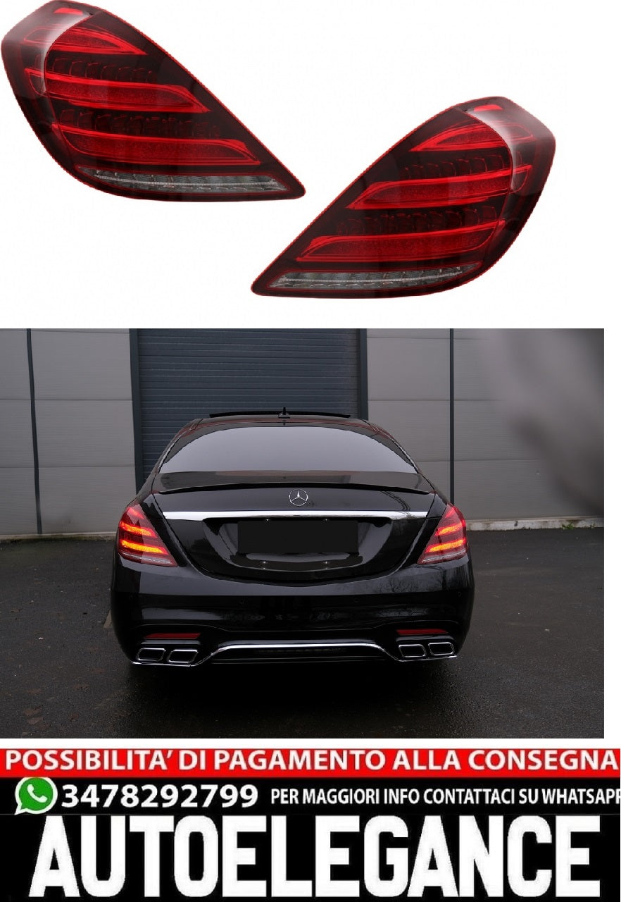 Full LED rear lights suitable for Mercedes S-Class W222 (2013-2017) with seq 